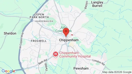 Apartments for rent i Chippenham - Wiltshire - kort over placeringen