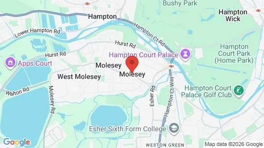 Apartments for rent i Molesey - Surrey - kort over placeringen