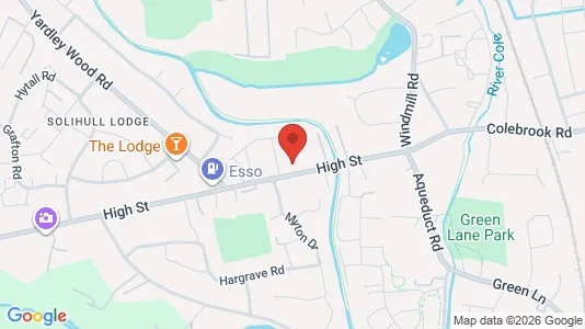 Apartments for rent i Solihull - West Midlands - kort over placeringen