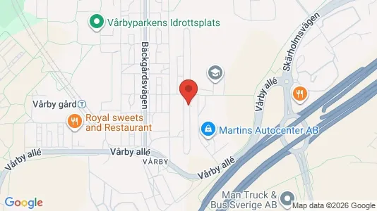 Apartments for rent i Huddinge - kort over placeringen