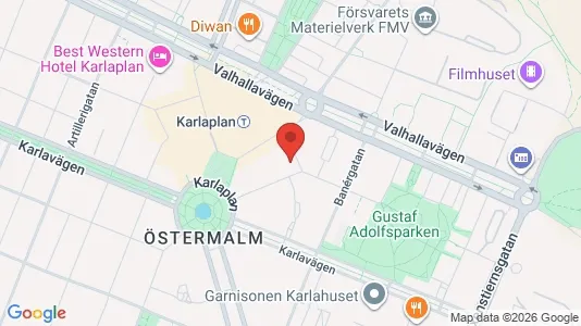 Apartments for rent i Östermalm - kort over placeringen