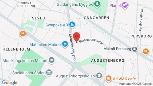 Apartments for rent i Sofielund - kort over placeringen