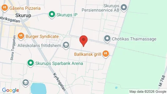 Apartments for rent i Skurup - kort over placeringen