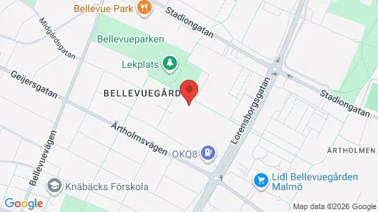 Apartments for rent i Malmö City - kort over placeringen
