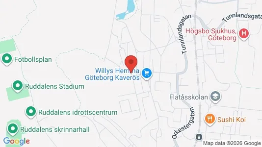 Apartments for rent i Askim-Frölunda-Högsbo - kort over placeringen
