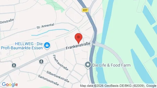 Apartments for rent i Essen - kort over placeringen