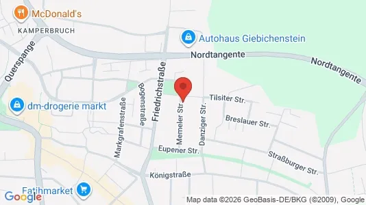 Apartments for rent i Wesel - kort over placeringen
