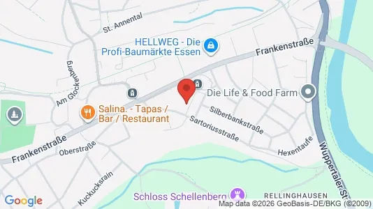 Apartments for rent i Essen - kort over placeringen
