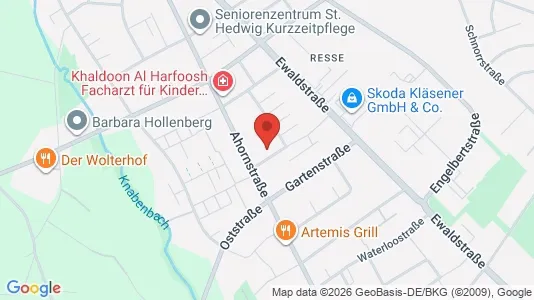 Apartments for rent i Gelsenkirchen - kort over placeringen