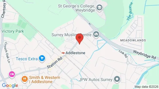 Apartments for rent i Addlestone - Surrey - kort over placeringen