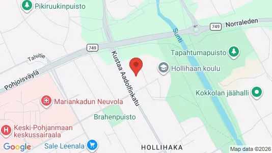 Apartments for rent i Kokkola - kort over placeringen