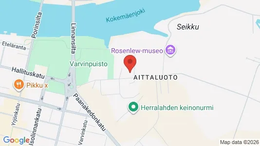 Apartments for rent i Pori - kort over placeringen