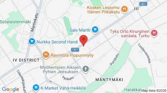 Apartments for rent i Turku - kort over placeringen