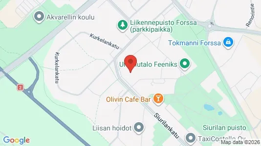 Apartments for rent i Forssa - kort over placeringen