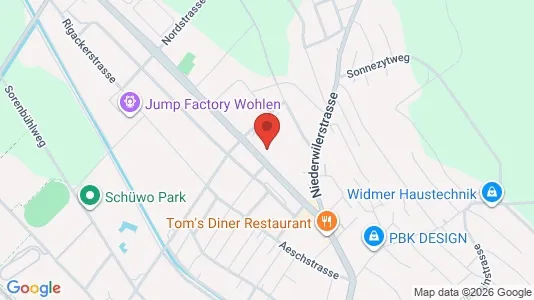 Apartments for rent i Bremgarten - kort over placeringen
