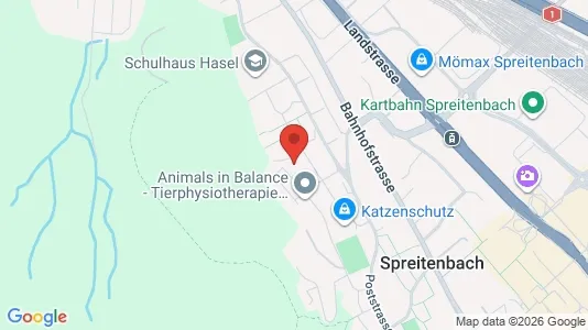 Apartments for rent i Baden - kort over placeringen