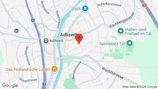Apartments for rent i Horgen - kort over placeringen