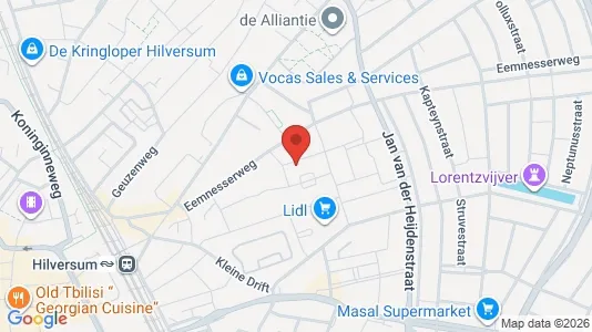 Apartments for rent i Hilversum - kort over placeringen