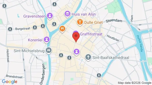 Apartments for rent i Stad Gent - kort over placeringen