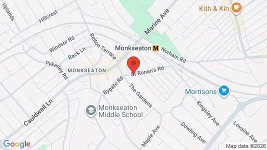 Apartments for rent i Whitley Bay - Tyne and Wear - kort over placeringen