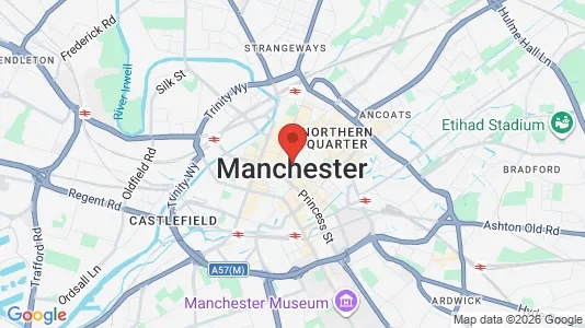 Houses for rent i Manchester - Lancashire - kort over placeringen