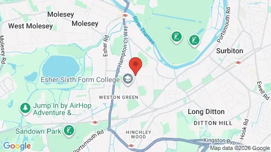 Apartments for rent i Thames Ditton - Surrey - kort over placeringen