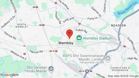 Apartments for rent i Wembley - Middlesex - kort over placeringen