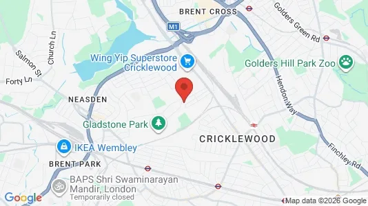 Apartments for rent i London NW2 - kort over placeringen