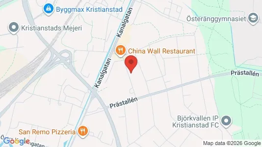 Apartments for rent i Kristianstad - kort over placeringen