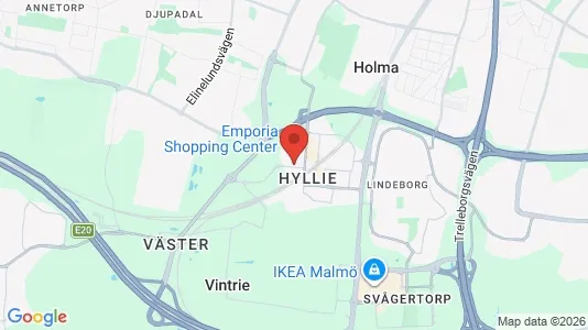 Rooms for rent i Hyllie - kort over placeringen