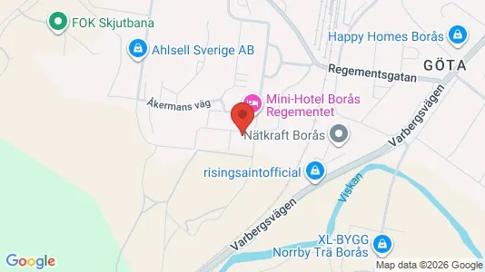 Apartments for rent i Borås - kort over placeringen