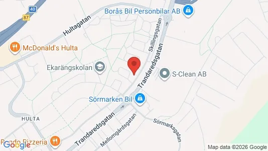 Apartments for rent i Borås - kort over placeringen
