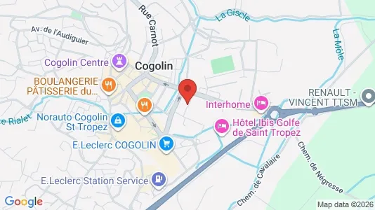 Apartments for rent i Draguignan - kort over placeringen