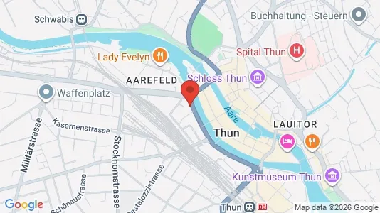 Apartments for rent i Thun - kort over placeringen