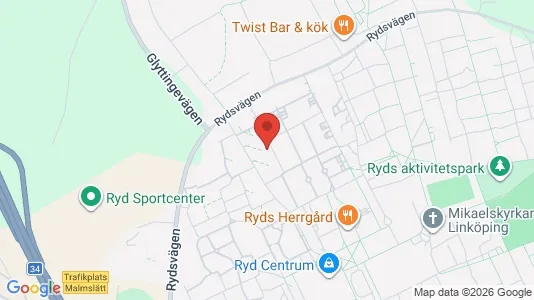 Apartments for rent i Linköping - kort over placeringen