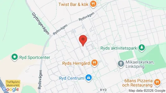Apartments for rent i Linköping - kort over placeringen