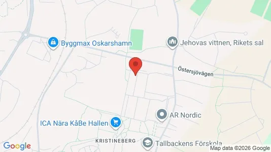 Apartments for rent i Oskarshamn - kort over placeringen