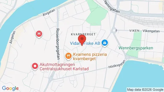 Apartments for rent i Karlstad - kort over placeringen