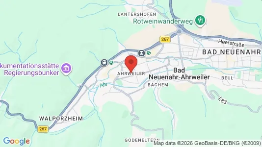 Apartments for rent i Ahrweiler - kort over placeringen