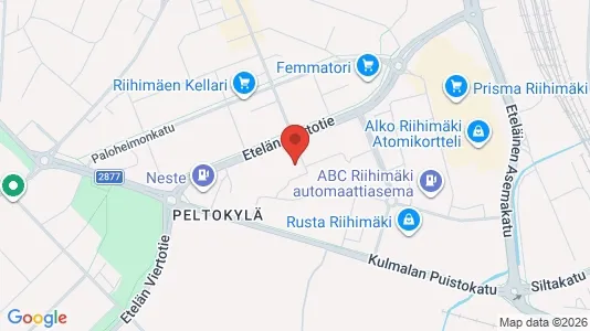 Apartments for rent i Riihimäki - kort over placeringen