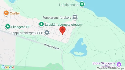 Rooms for rent i Östermalm - kort over placeringen