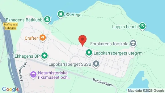Rooms for rent i Östermalm - kort over placeringen