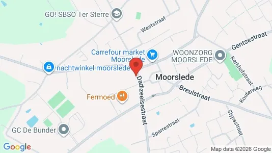Apartments for rent i Moorslede - kort over placeringen