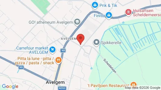 Apartments for rent i Avelgem - kort over placeringen
