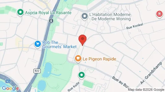 Apartments for rent i Brussels Sint-Pieters-Woluwe - kort over placeringen