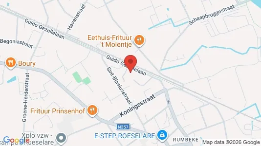 Apartments for rent i Roeselare - kort over placeringen