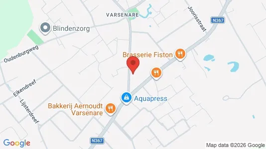 Apartments for rent i Jabbeke - kort over placeringen