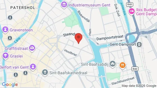 Apartments for rent i Stad Gent - kort over placeringen