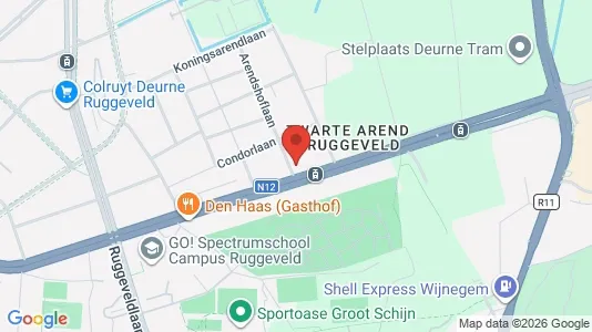 Apartments for rent i Antwerp Deurne - kort over placeringen