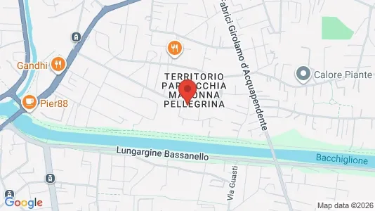 Rooms for rent i Padua - kort over placeringen